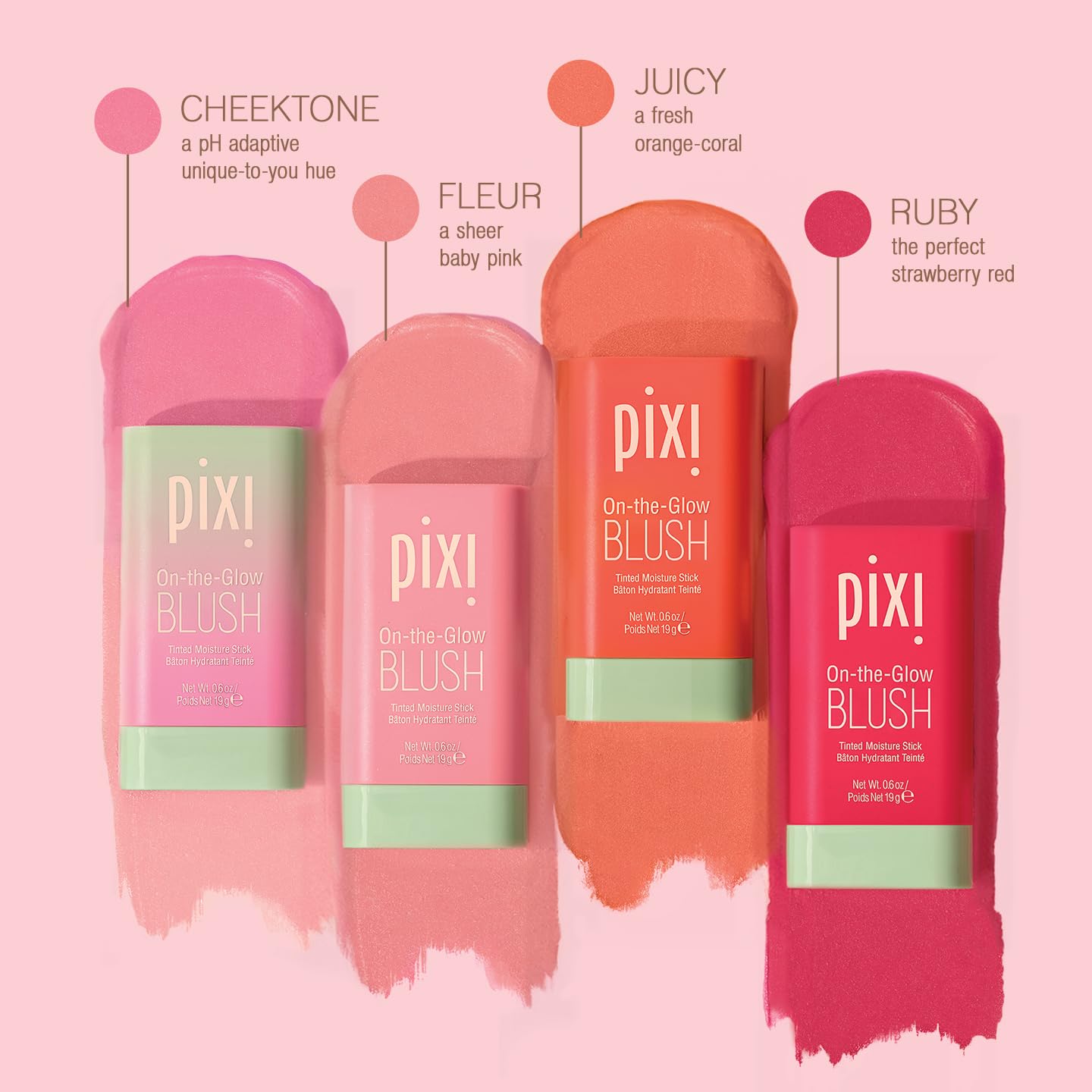 Pixi Tönender Pflege-Stick für Wangen & Lippen